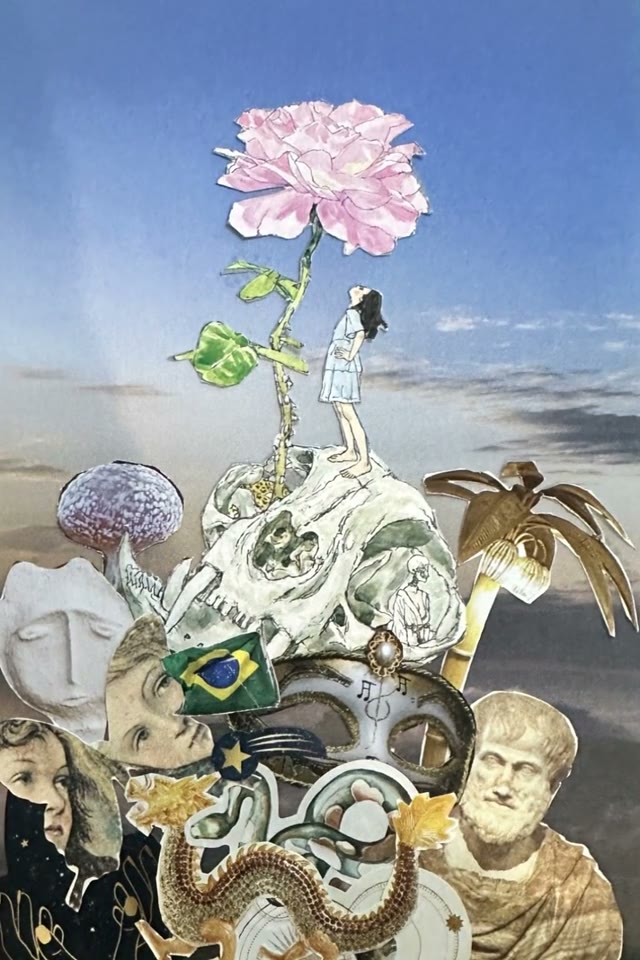 Ana's collage Standing on a Pile of Lessons
